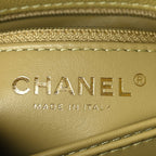Chanel Caviar Quilted Extra Mini Coco Handle Flap Light Green