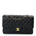 Chanel Caviar Quilted Medium Double Flap Black