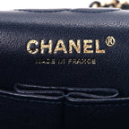 Chanel Caviar Quilted Small Double Flap Dark Navy