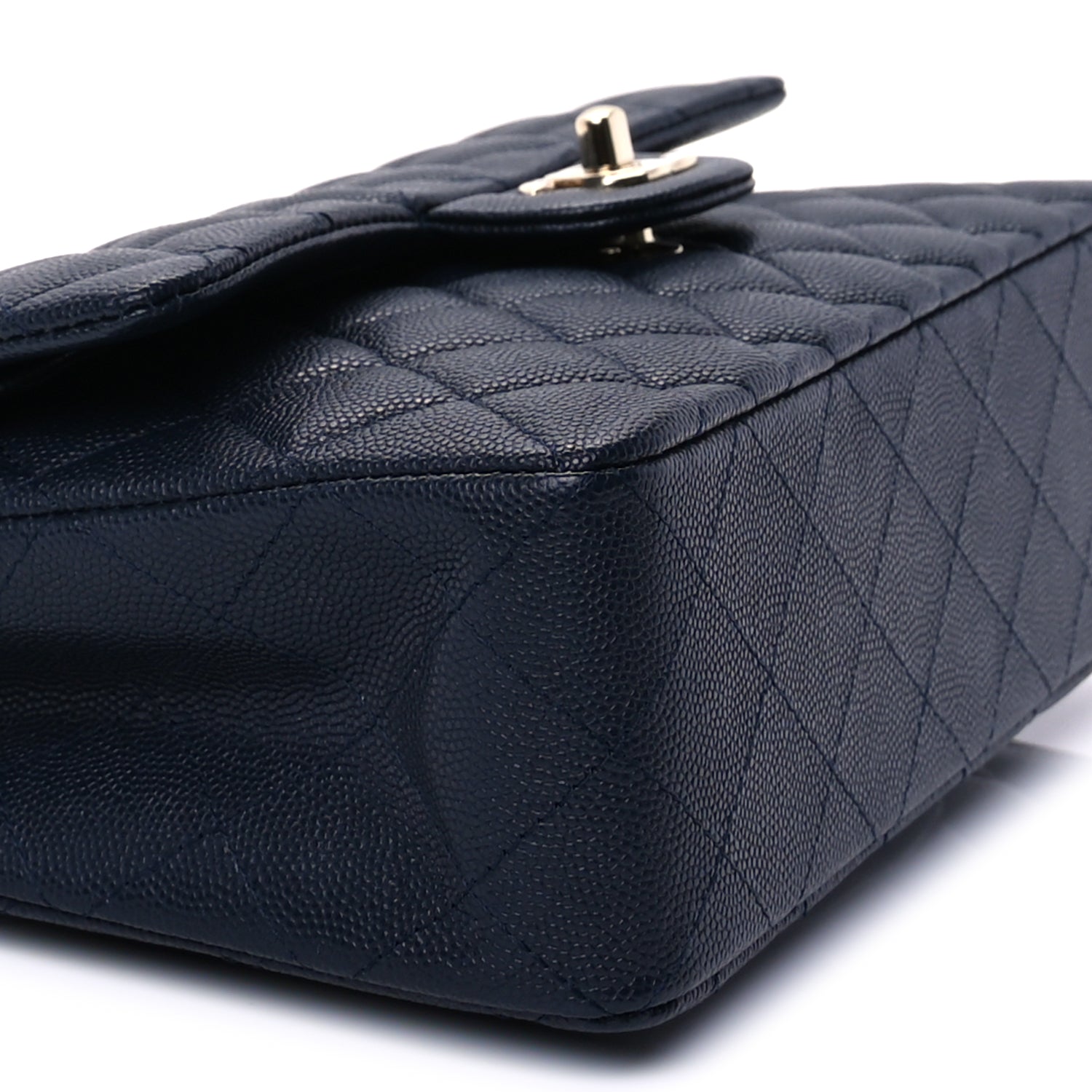 Chanel Caviar Quilted Small Double Flap Dark Navy