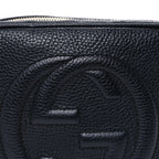 Gucci Pebbled Calfskin Small Soho Disco Bag Black