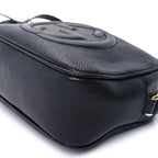 Gucci Pebbled Calfskin Small Soho Disco Bag Black