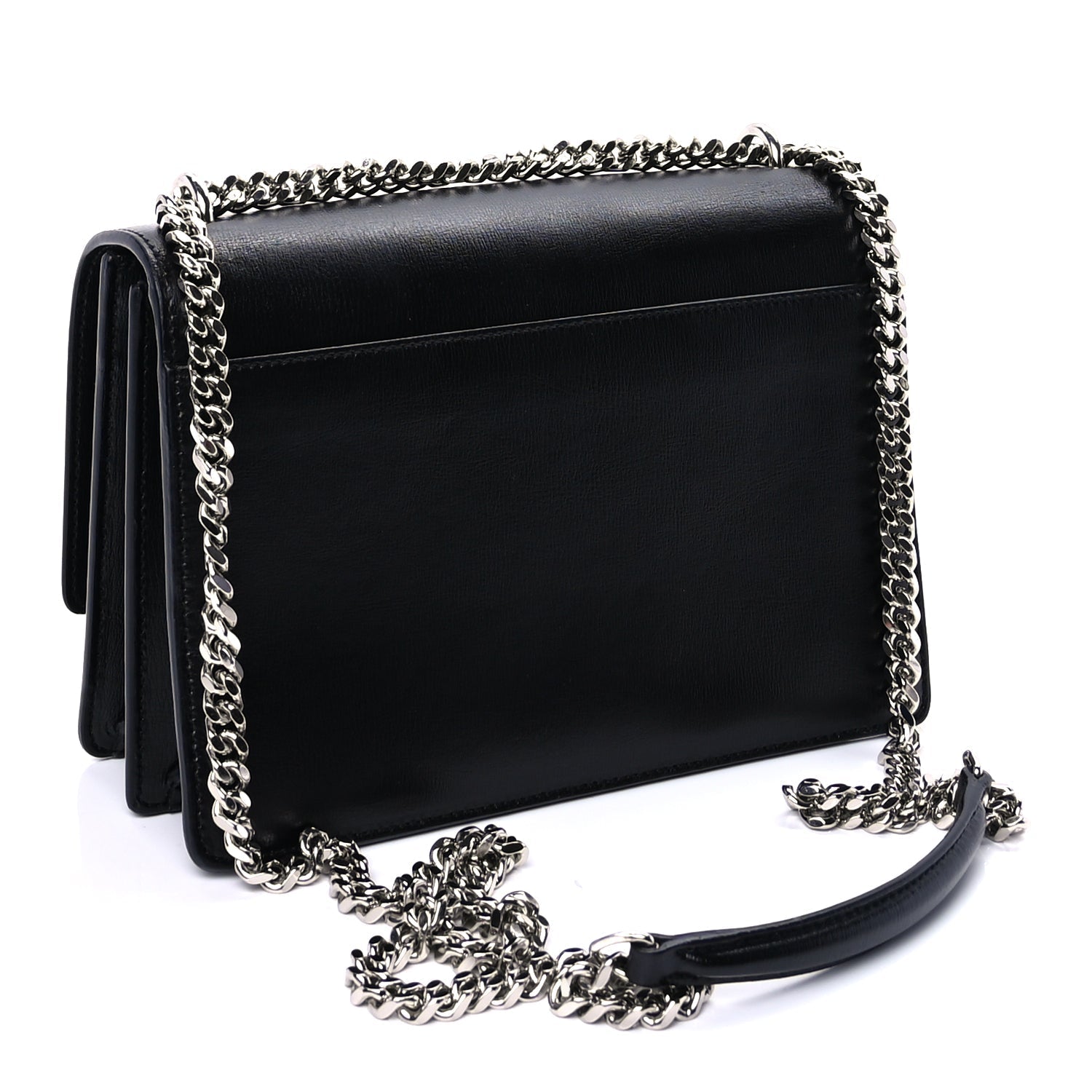 Saint Laurent Calfskin Medium Monogram Sunset Black