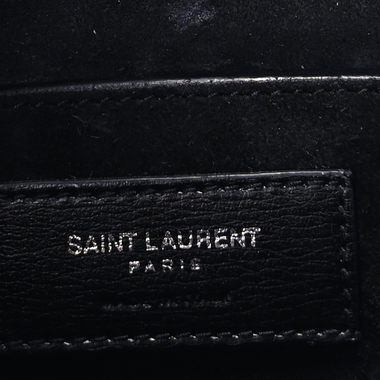 Saint Laurent Calfskin Medium Monogram Sunset Black