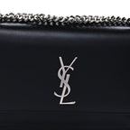 Saint Laurent Calfskin Medium Monogram Sunset Black