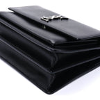 Saint Laurent Calfskin Medium Monogram Sunset Black