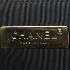 Chanel Tweed Quilted Medium 19 Flap Black Blue Pink