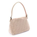 Fendi Wool Zucca Mama Baguette Beige