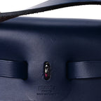 Hermes Vache Hunter Toile Officier Herbag Zip 31 PM  Magnolia Bleu Saphir