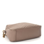 Gucci Calfskin Matelasse Medium GG Marmont Chain Shoulder Bag  Porcelain Rose
