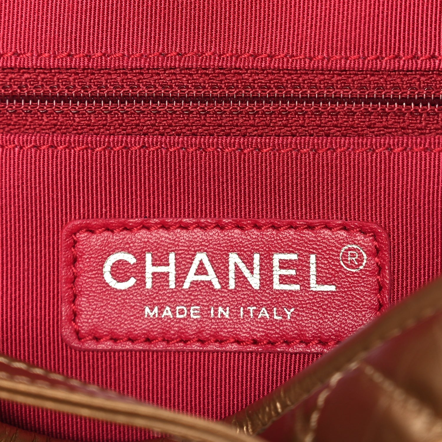 Chanel Metallic Aged Calfskin Quilted Medium Gabrielle Gold