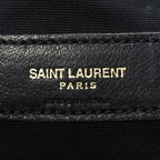 Saint Laurent Calfskin Medium Manhattan Shopper Tote  Black