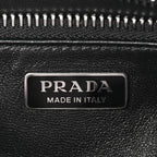 Prada Nappa Antique Re-Edition 2002 Barrel Shoulder Bag  Black