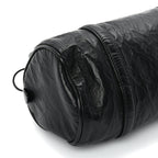 Prada Nappa Antique Re-Edition 2002 Barrel Shoulder Bag  Black