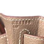 Hermes Taurillon Clemence Kelly Retourne 28 Etoupe