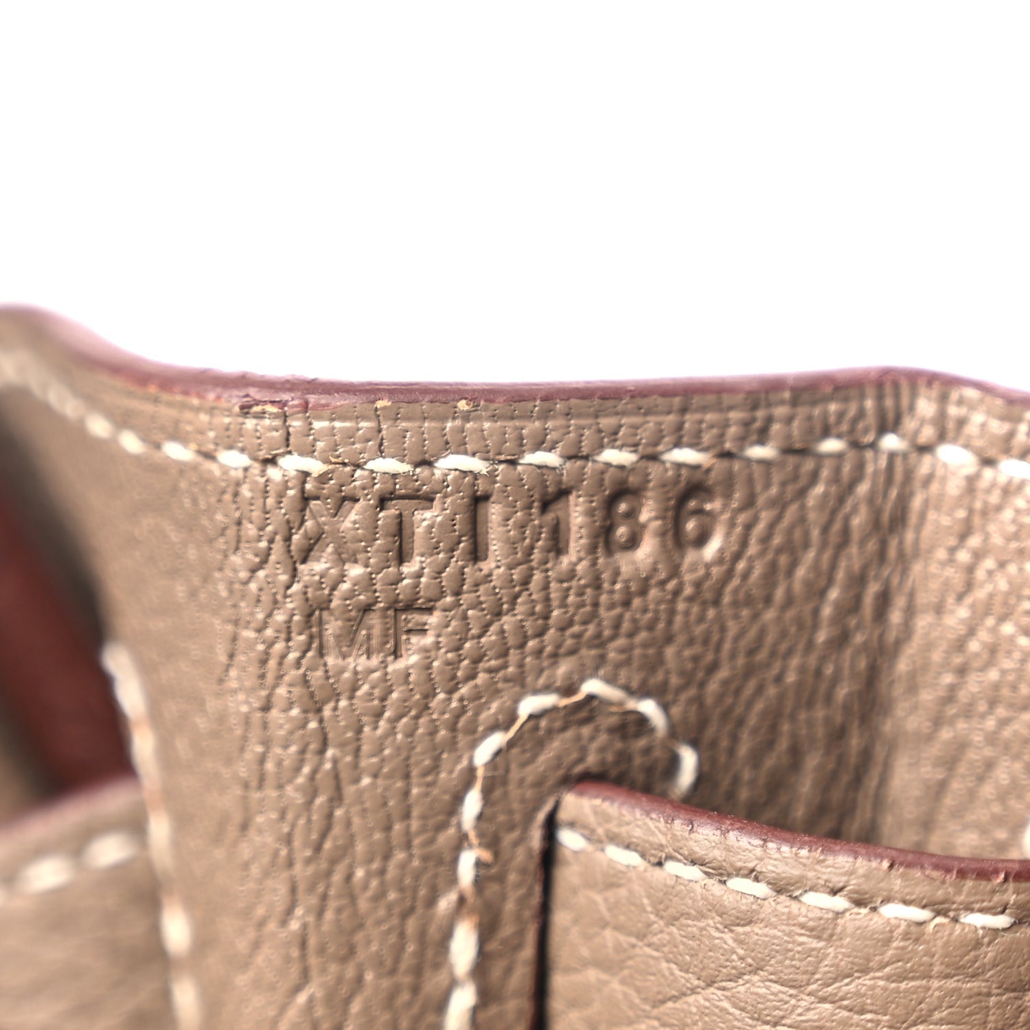 Hermes Taurillon Clemence Kelly Retourne 28 Etoupe