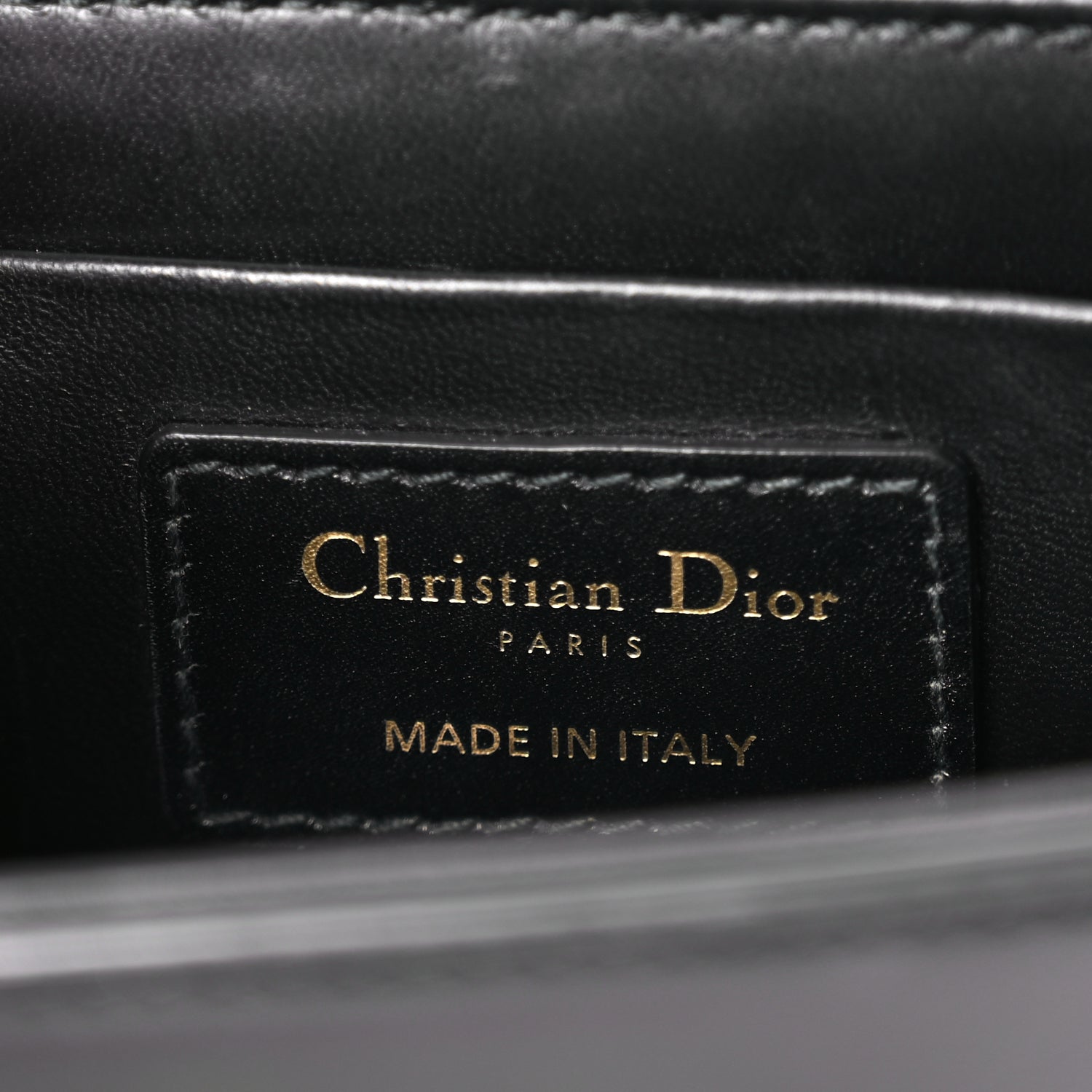 Christian Dior Smooth Calfskin 30 Montaigne Box Bag Black