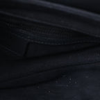 Christian Dior Ultra Matte Calfskin Saddle Bag With Strap  Black