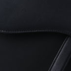 Christian Dior Ultra Matte Calfskin Saddle Bag With Strap  Black