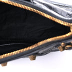 Balenciaga Agneau Arena Le Cagole Shoulder Bag XS Black
