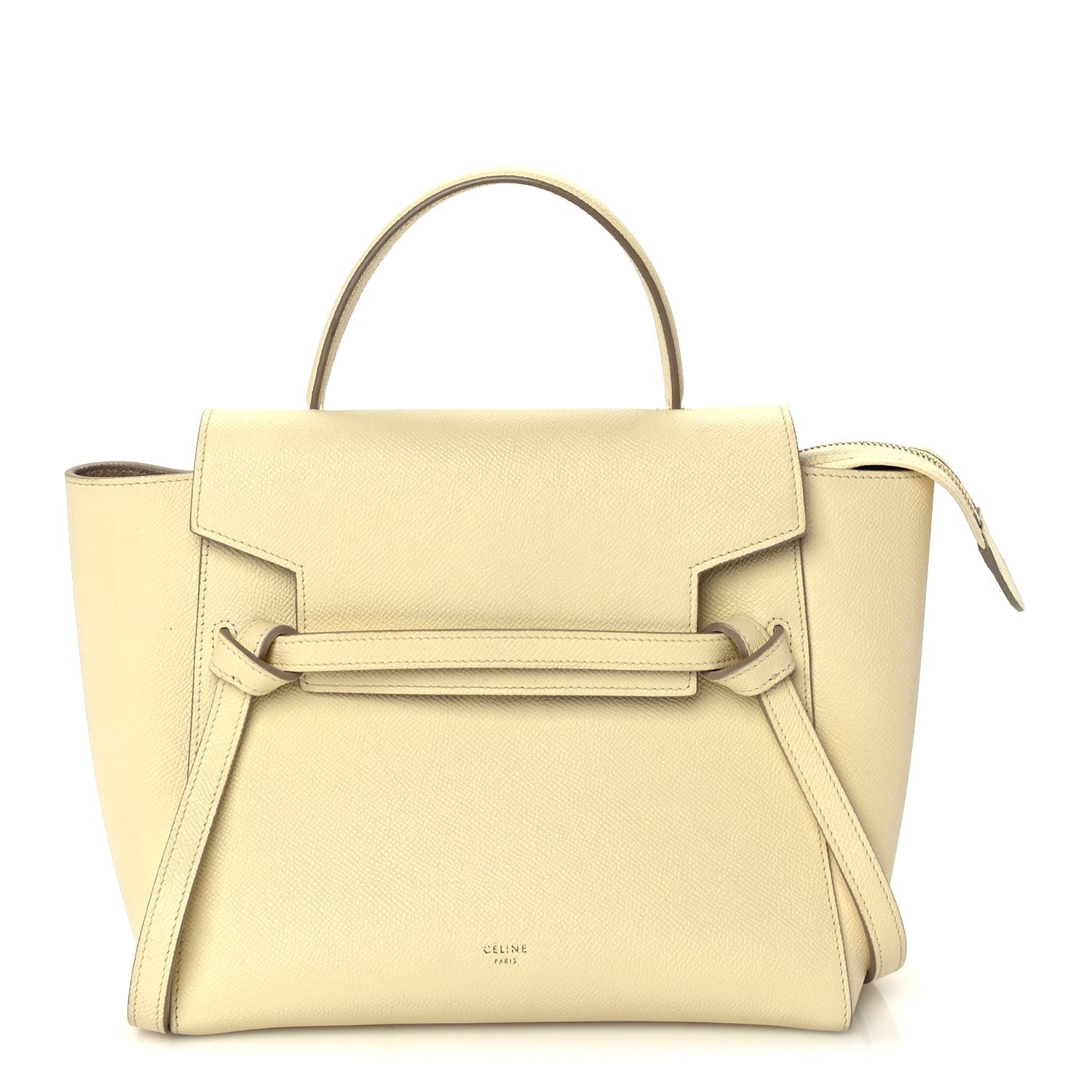 Celine Grained Calfskin Nano Belt Bag Linen