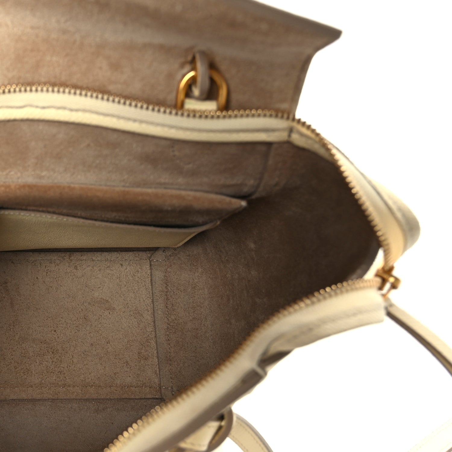 Celine Grained Calfskin Nano Belt Bag Linen