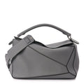 Loewe Calfskin Large Puzzle Bag Grey
