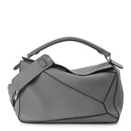 Loewe Calfskin Large Puzzle Bag Grey
