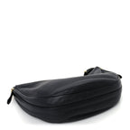 Prada Soft Calfskin Arque Shoulder Bag  Black
