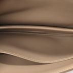 Saint Laurent Smooth Calfskin Le Maillon Satchel Beige