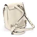 Chloe Suede Calfskin Small Faye Backpack  Off White