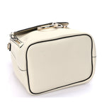 Chloe Suede Calfskin Small Faye Backpack  Off White