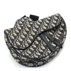 Christian Dior Oblique Mens Saddle Bag  Blue