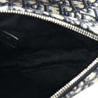 Christian Dior Oblique Mens Saddle Bag  Blue