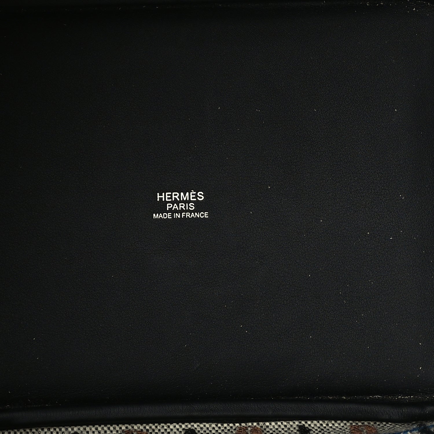 Hermes Swift Toile Borderie H Picotin Lock 18  Noir Ecru Fauve Bleu Zanzibar