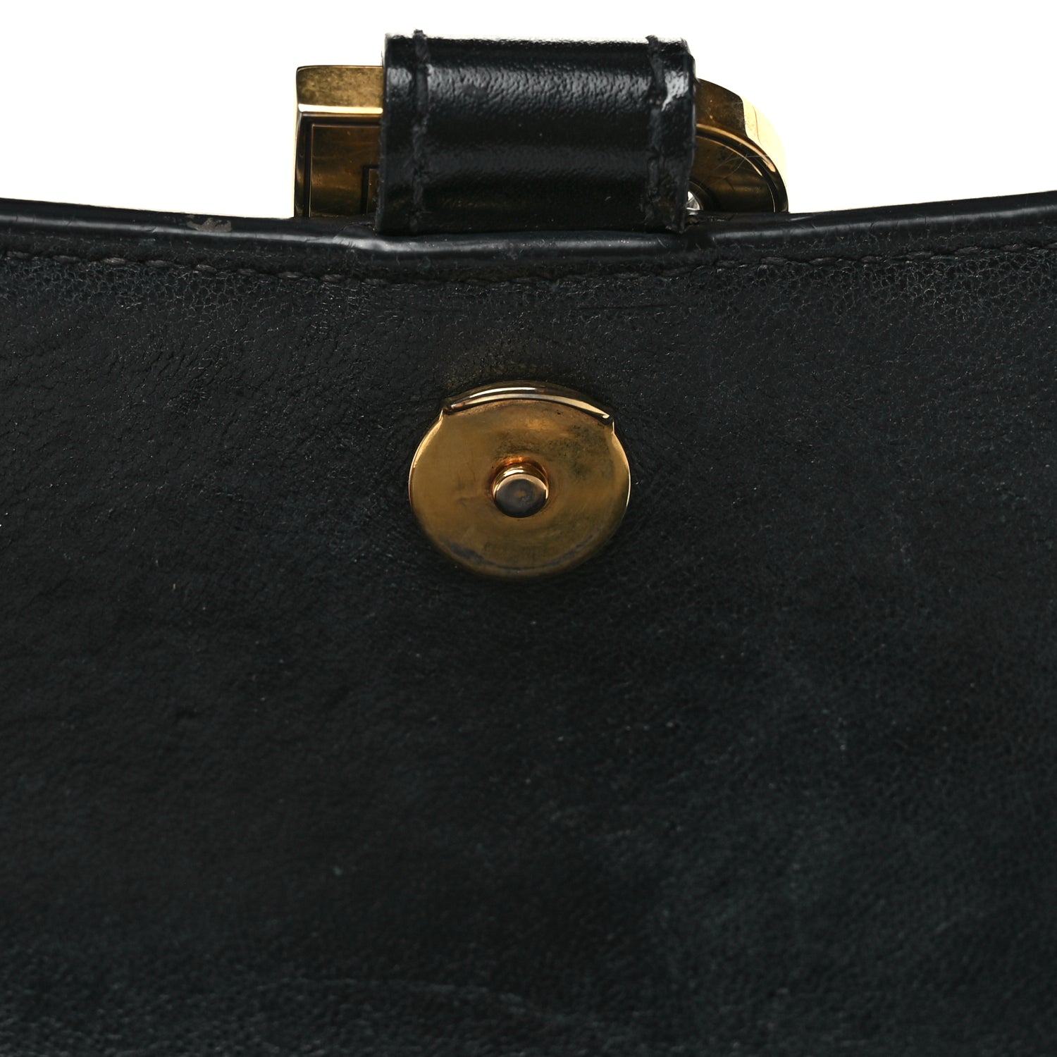 Balenciaga Shiny Box Calfskin Hourglass Top Handle Bag XS Black