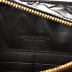Bottega Veneta Canvas Mix Nappa Intrecciato Medium Flip Flap Tote Natural Fondant Natural/Fondant