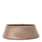 Saint Laurent Box Calfskin Mini Voltaire Top Handle Bag  Dark Toffee