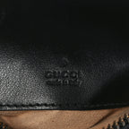 Gucci Calfskin Matelasse Mini GG Marmont Crossbody Bag Black