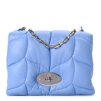 Mulberry Nappa Pillow Quilted Little Softie Bag Cornflower Blue