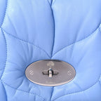 Mulberry Nappa Pillow Quilted Little Softie Bag Cornflower Blue