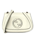 Gucci Calfskin Blondie Small Shoulder Bag Mystic White