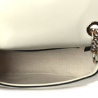 Gucci Calfskin Blondie Small Shoulder Bag Mystic White