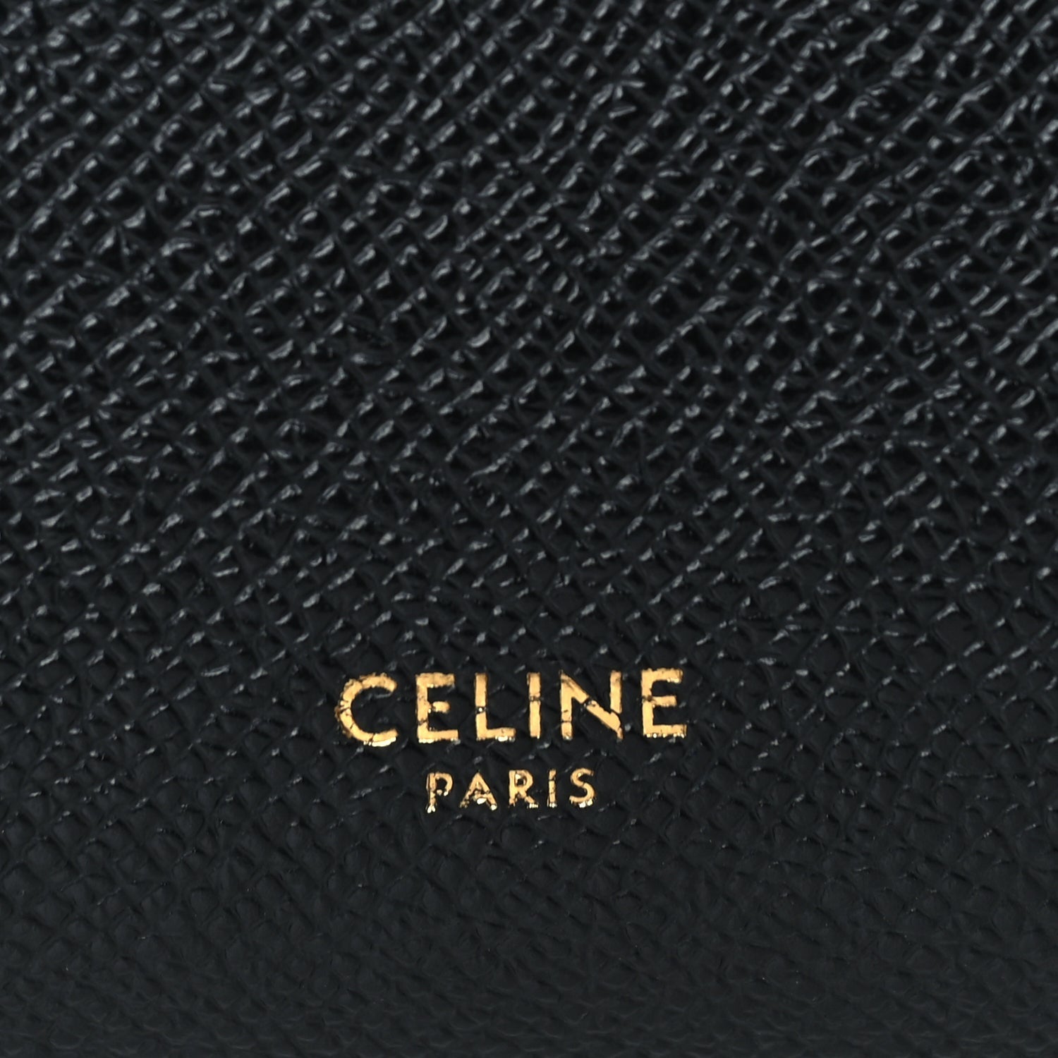 Celine Grained Calfskin Nano Belt Bag Black