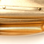 Celine Metallic Triomphe Wallet on Chain
