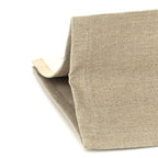 Saint Laurent Linen Calfskin Small Rive Gauche Tote  Optic White