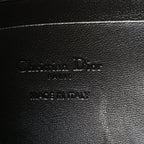 Christian Dior Lambskin Macrocannage DiorStar Hobo Bag Black