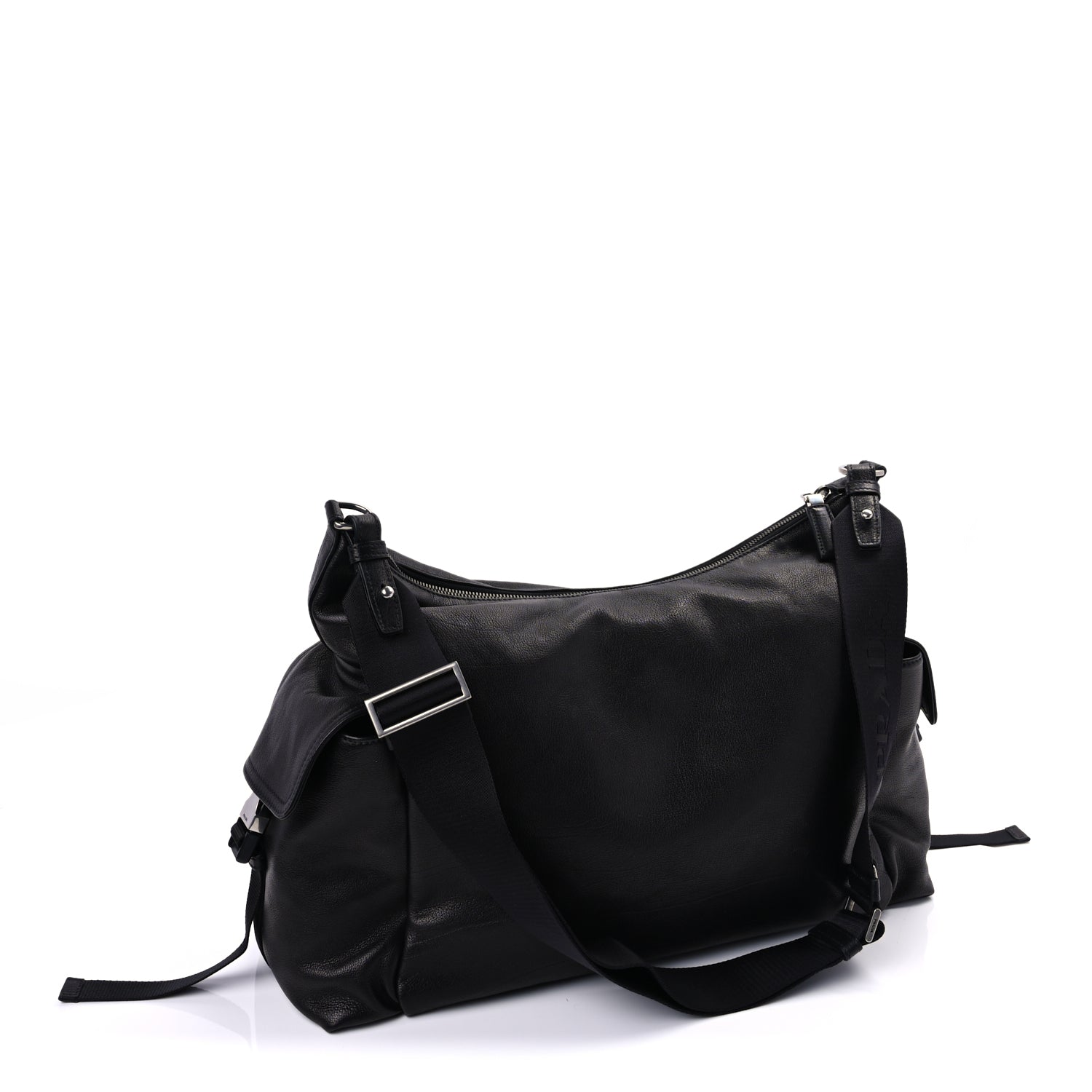 Prada Bufalo Explore Shoulder Bag Black