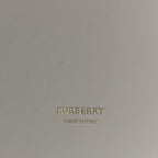 Burberry Cotton Vintage Check Medium London Tote Bag  Briar Brown White