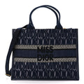 Christian Dior Canvas Calfskin Embroided Medium Miss Dior All Over Book Tote  Denim Multicolor